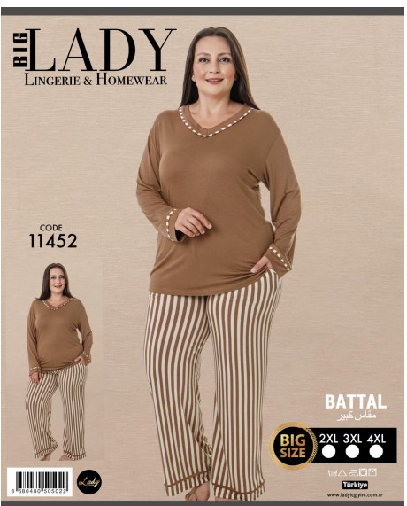 Battal Uzun Kol Pijama Takımı
