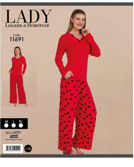Uzun Kol Pijama Takımı