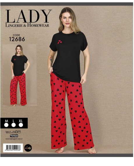 Kısa Kol Pijama Takımı
