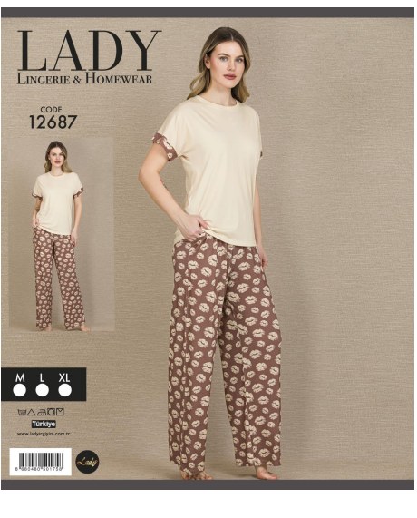 Kısa Kol Pijama Takımı