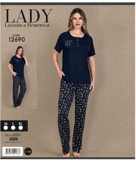 Kısa Kol Pijama Takımı