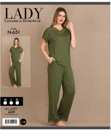 Kısa Kol Pijama Takımı
