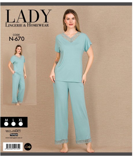 Kısa Kol Pijama Takımı