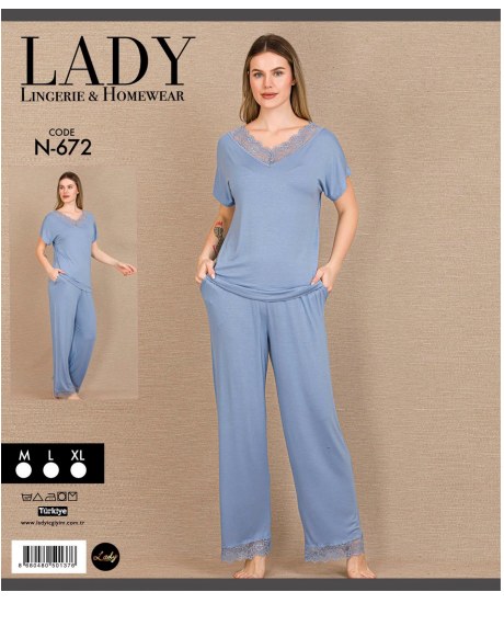 Kısa Kol Pijama Takımı