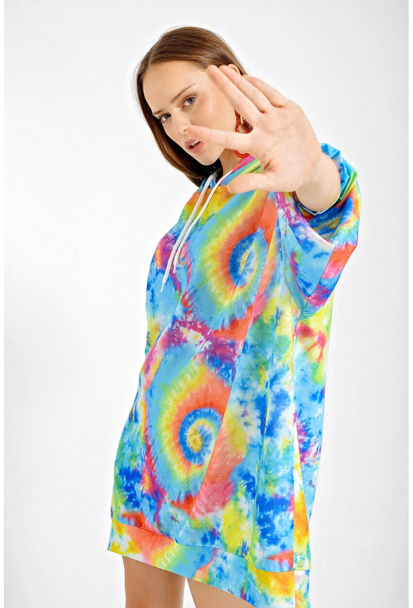 4125 Oversize Sweat Elbise