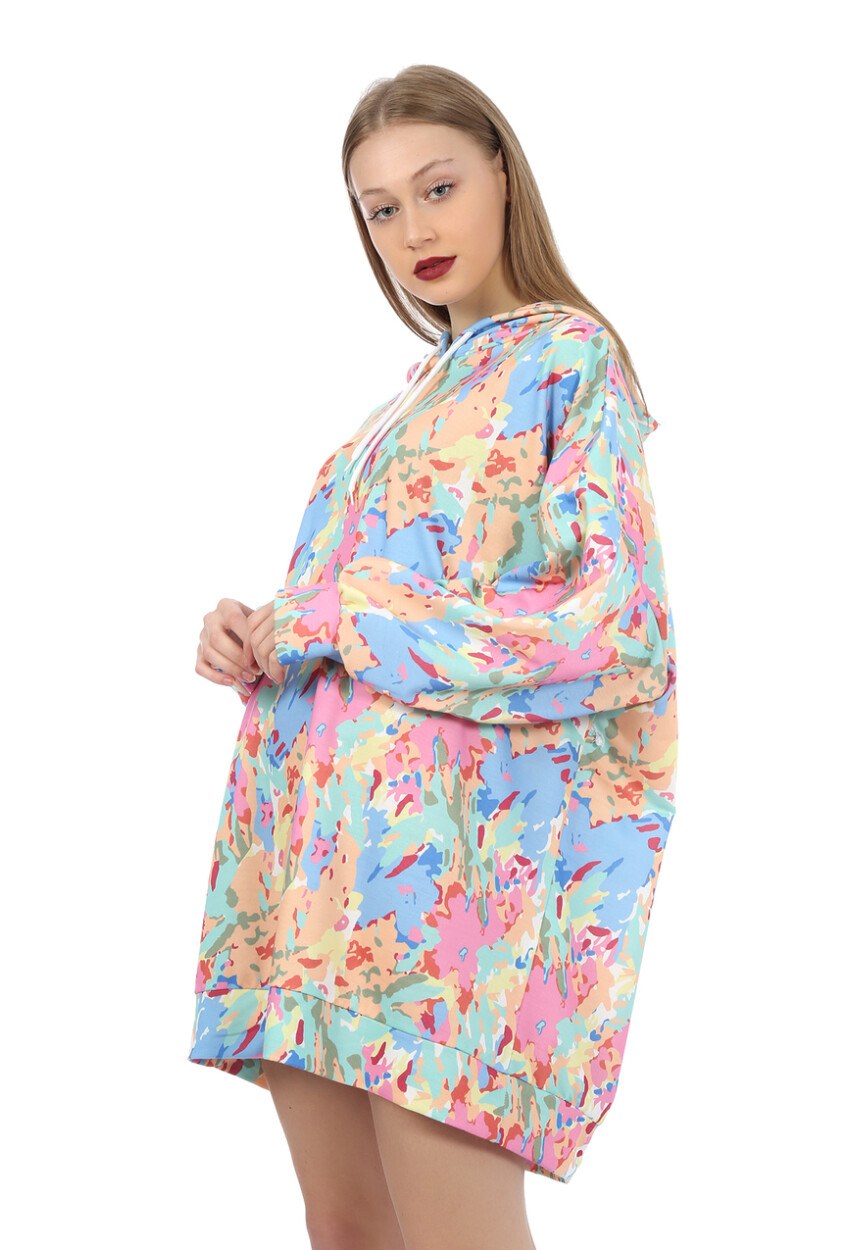 4125 Oversize Sweat Elbise