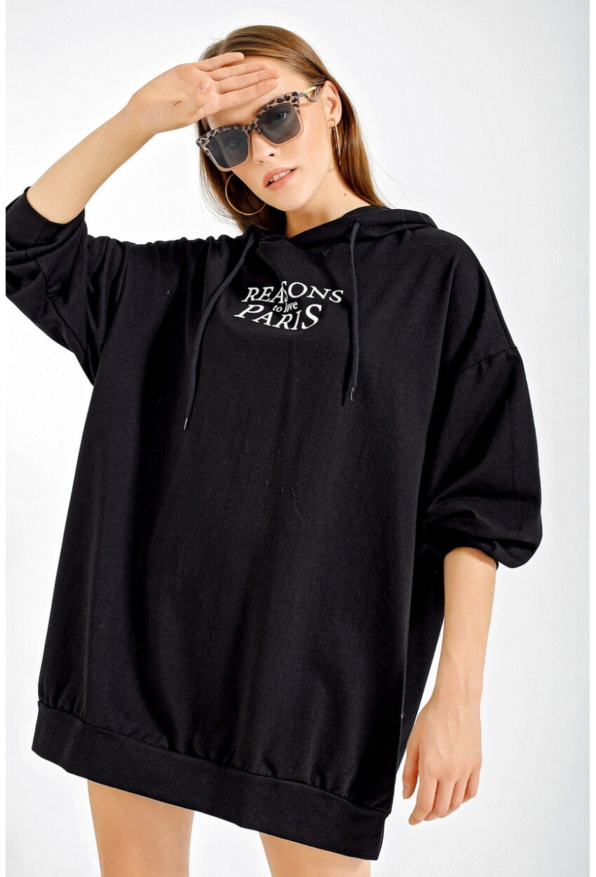 4125 Oversize Sweat Elbise