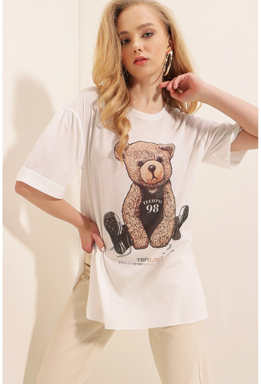 4327 Baskılı T-Shirt
