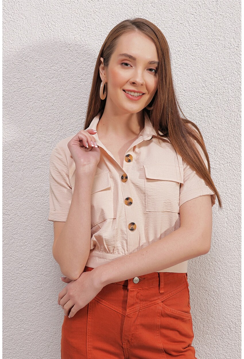 0663 Crop Ceket