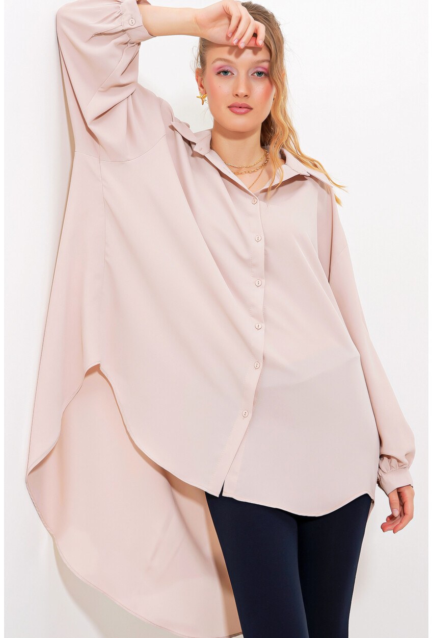 5916 Oversize Gömlek Tunik