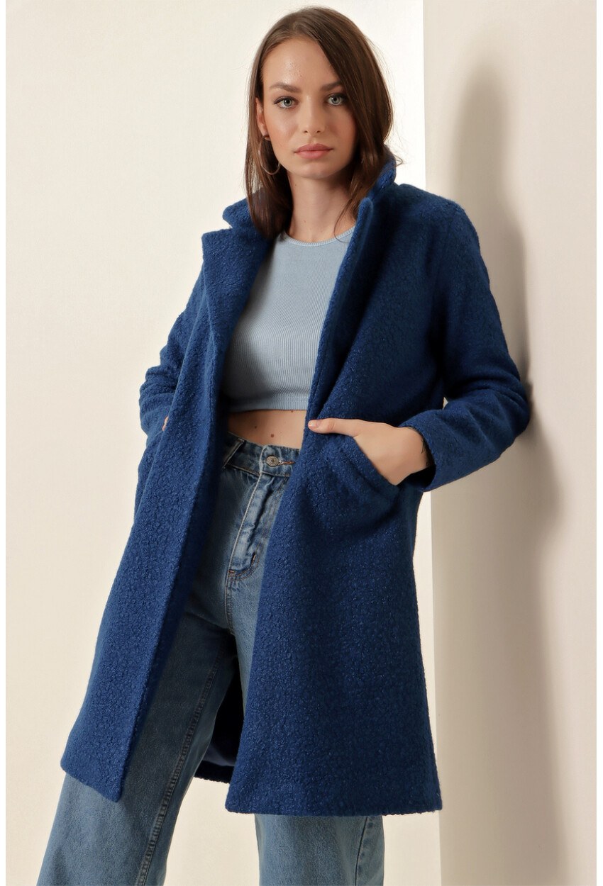 9082 Oversize Kaşe Kaban