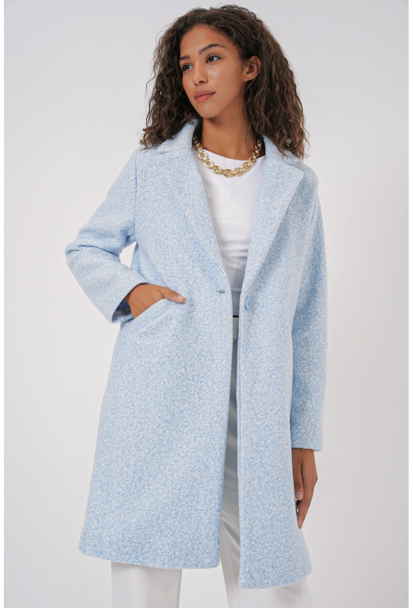 9082 Oversize Kaşe Kaban