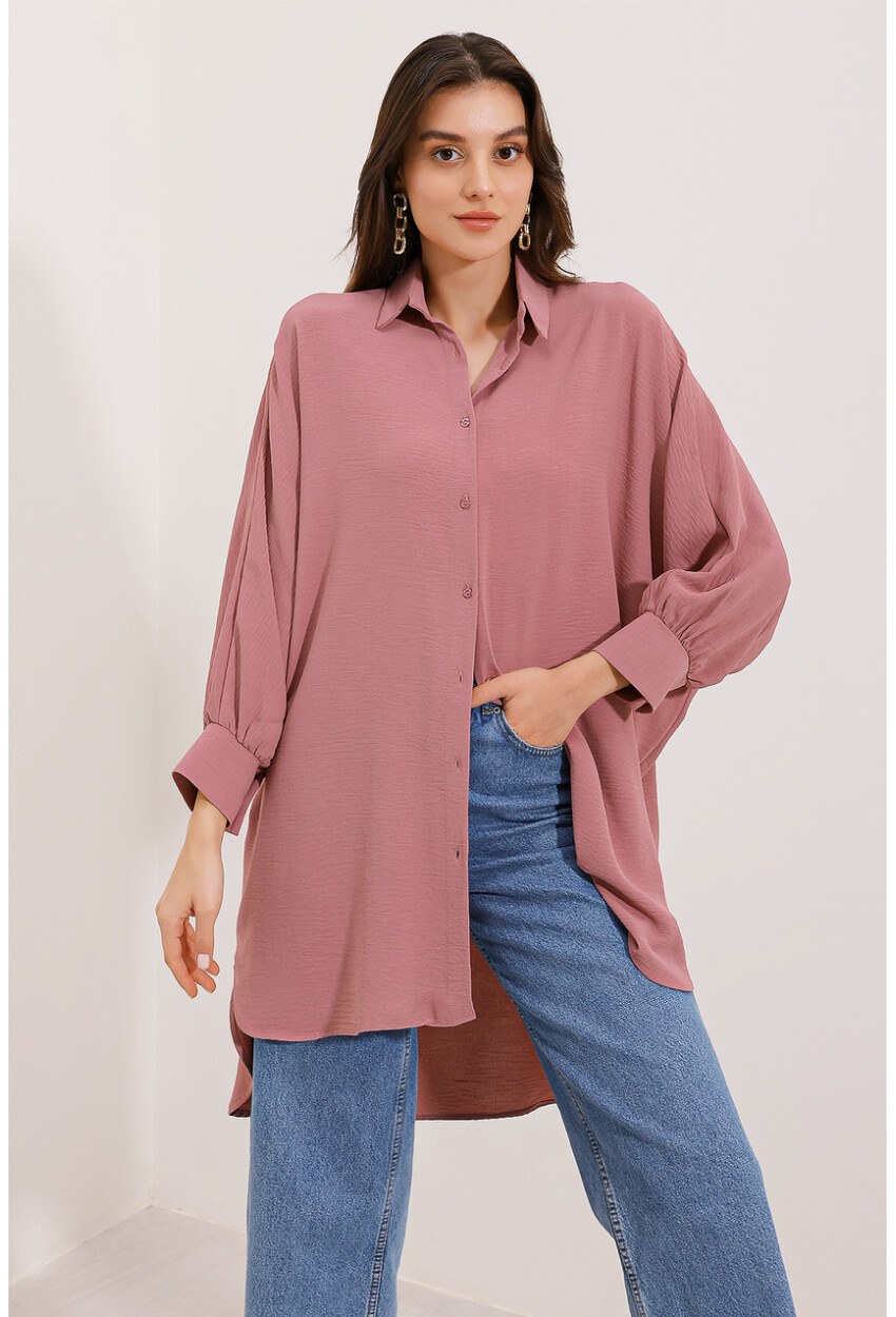 5914 Oversize Gömlek Tunik