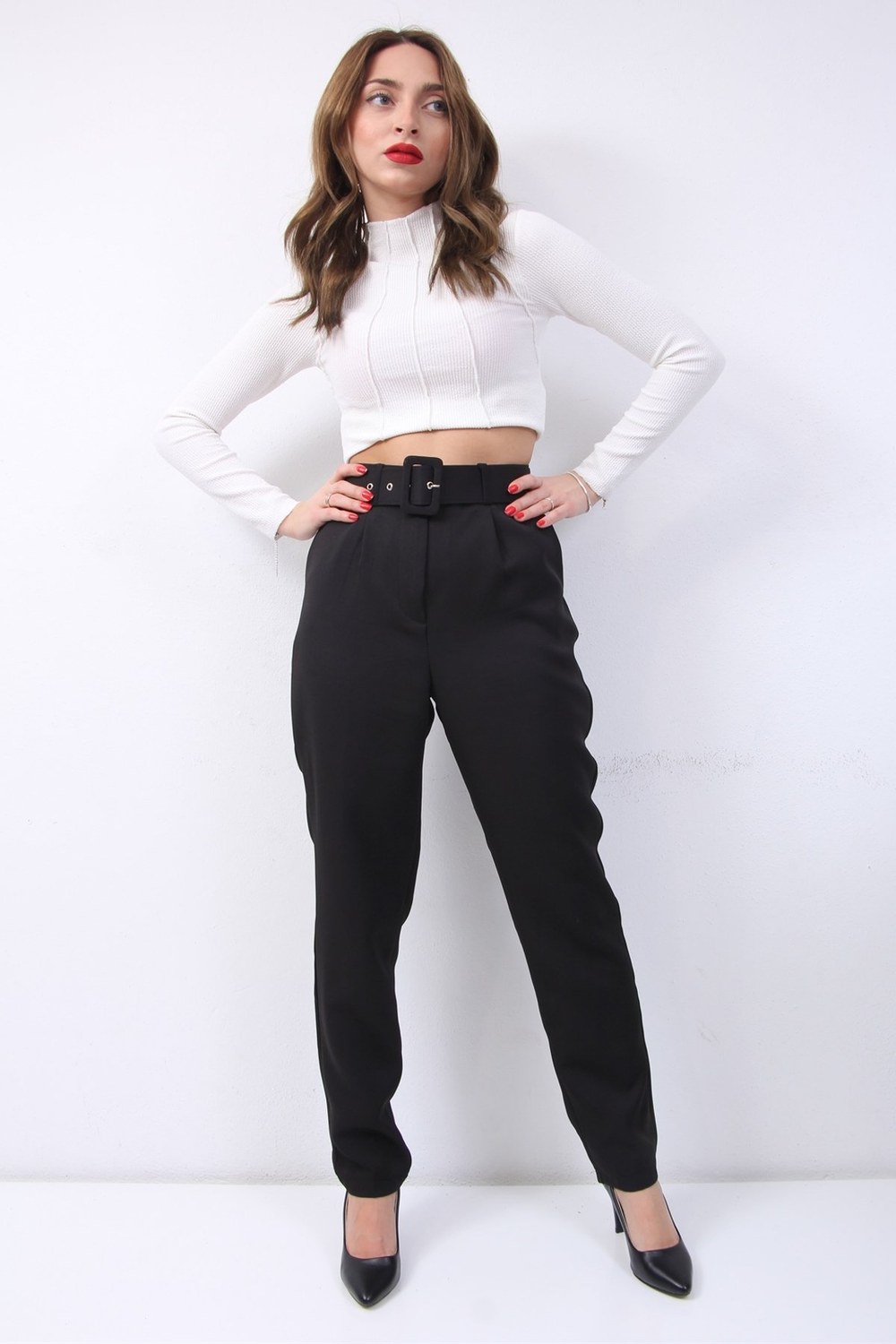 Kemerli Klasik Pantolon