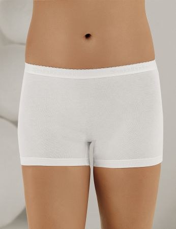 Şahinler Likralı Boxer Şort Beyaz MB3022