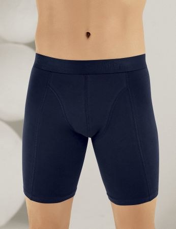 Şahinler Likralı Uzun Boxer Lacivert ME114