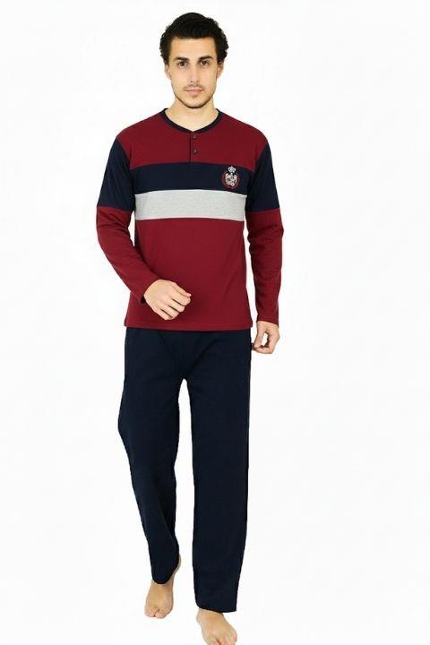Erkek Uzun Kol Süprem Pijama Takım -845 Hfz