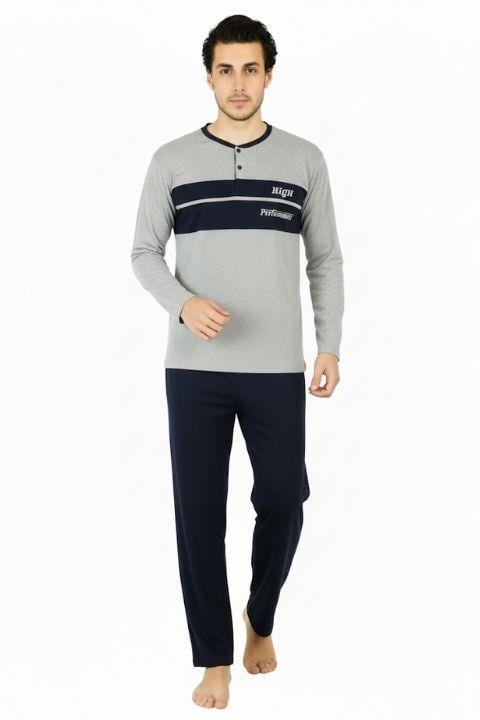 Erkek Uzun Kol Süprem Pijama Takım 835-Hfz