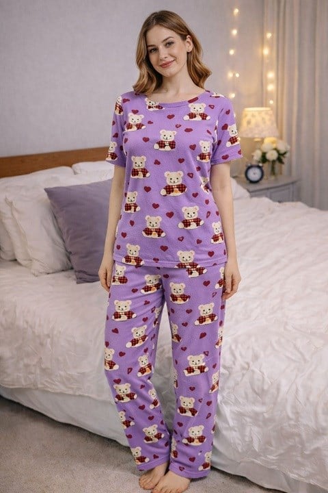 Kadın Milan Kısa Kol Pijama Takımı