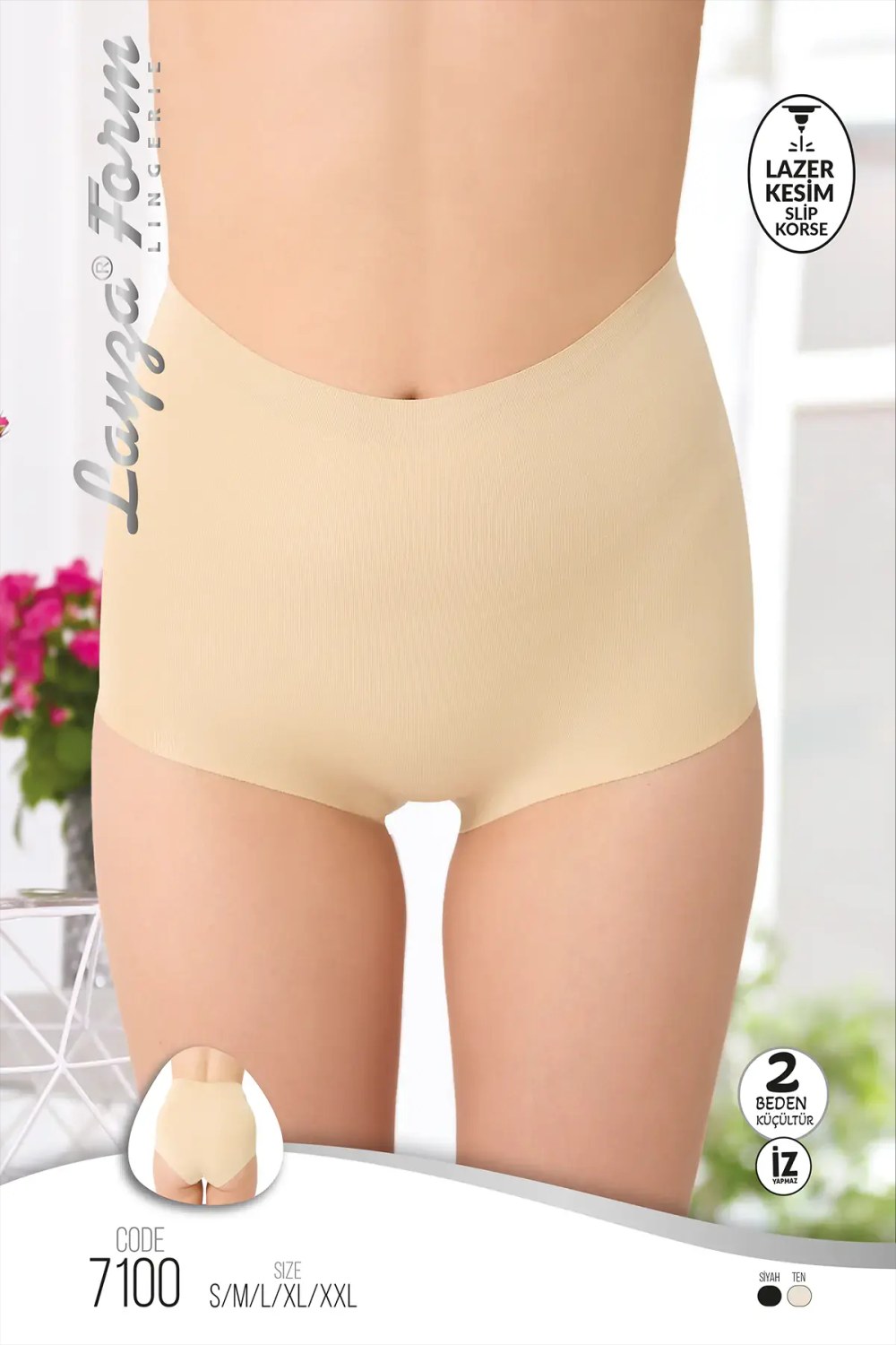 Liza 7100 Lazer Kesim Slip Korse