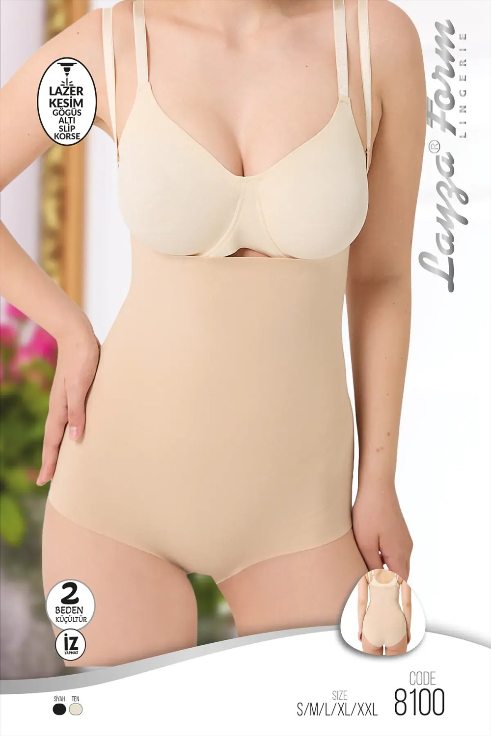 Liza 8100 Göğüs Altı Slip Boy Korse