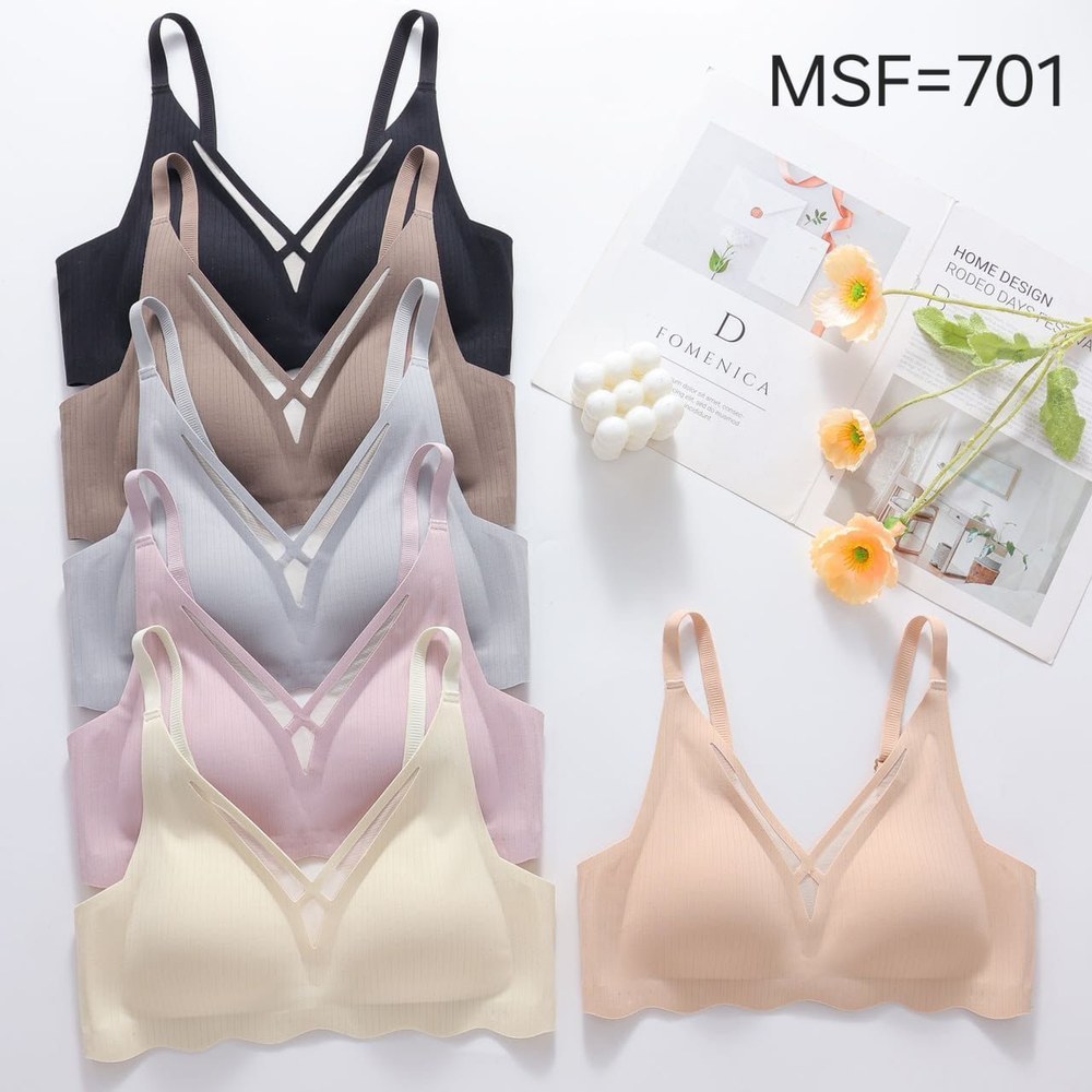 Miss Feliz 701 (m-L-Xl-Xxl) Zero Gram Lazer Kesim Bayan Sütyen 6'lı