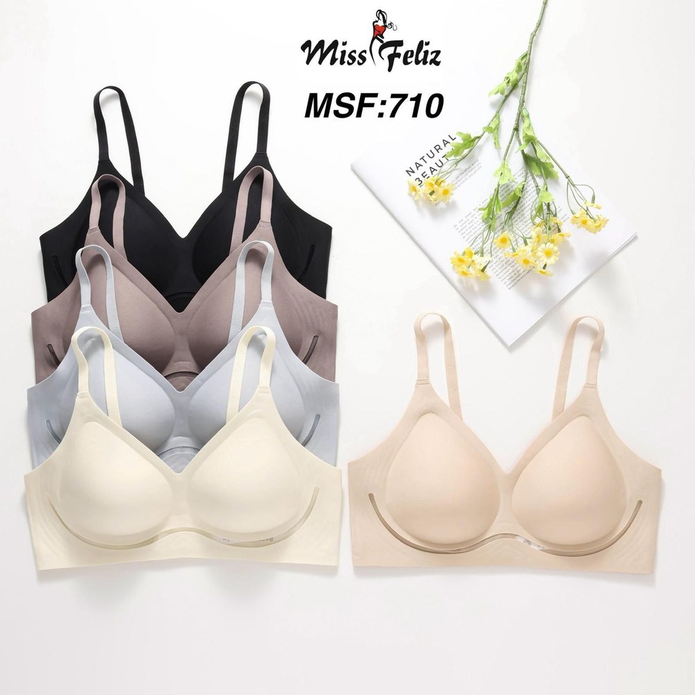 Miss Feliz 710 (m-L-Xl-Xxl) Zero Gram Lazer Kesim Bayan Sütyen 6'lı