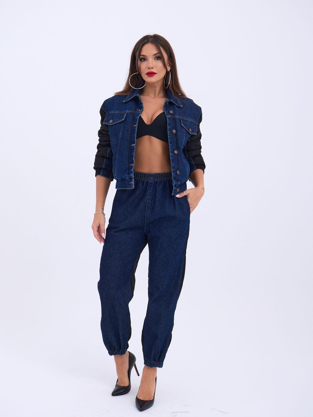 6627 Kot Pantolon-Mavi