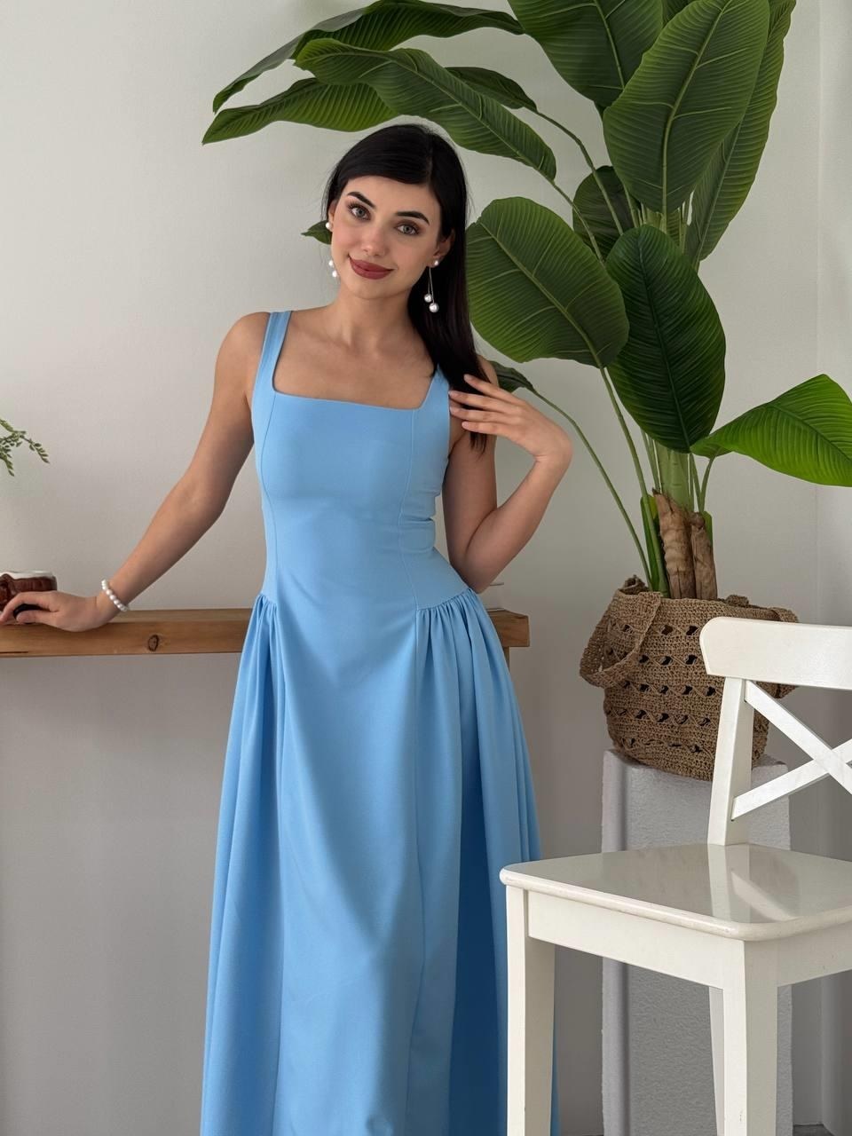 Heldi Piliseli Elbise ETK-00597-bebe-mavisi