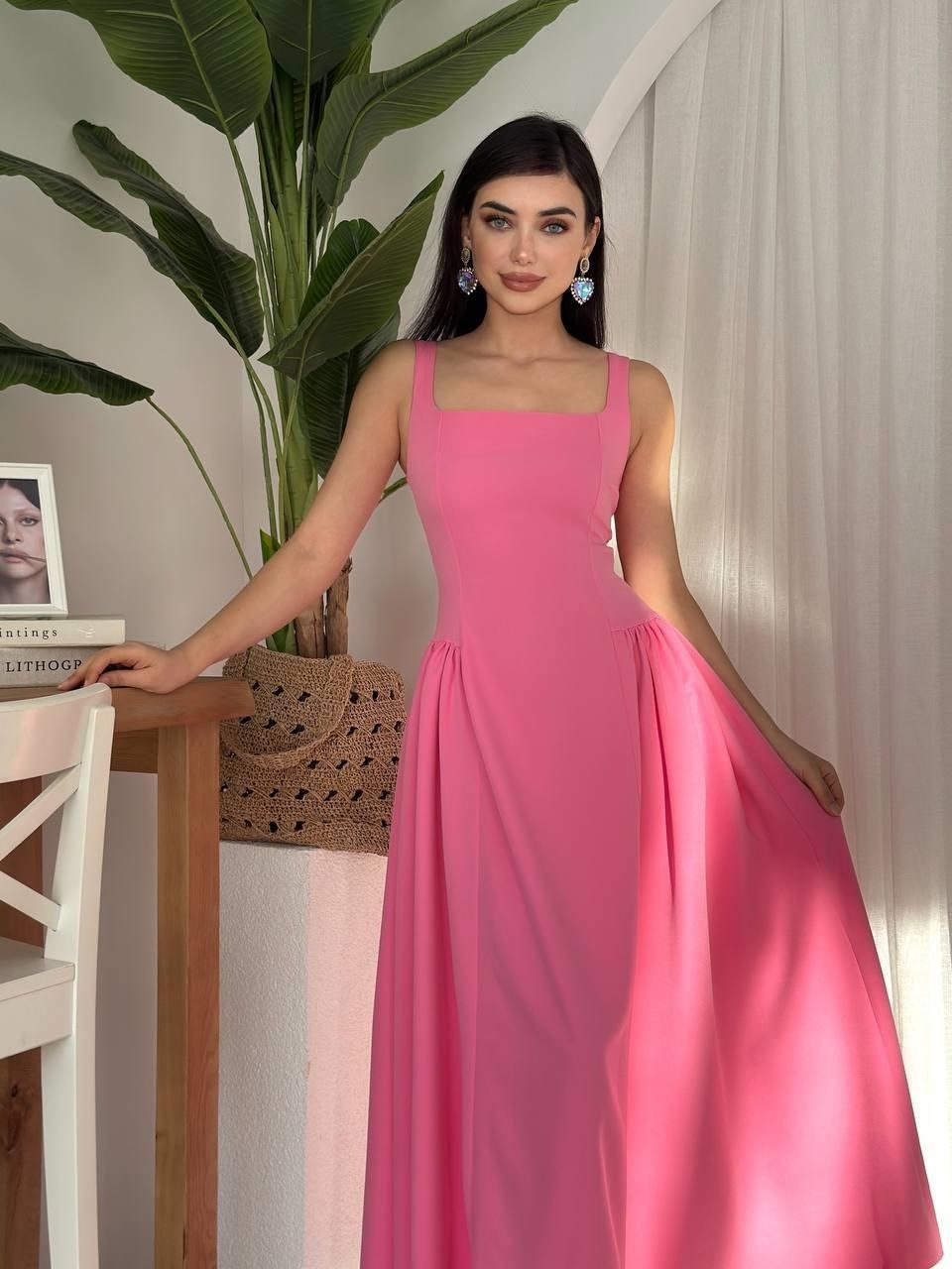 Heldi Piliseli Elbise ETK-00597-pembe
