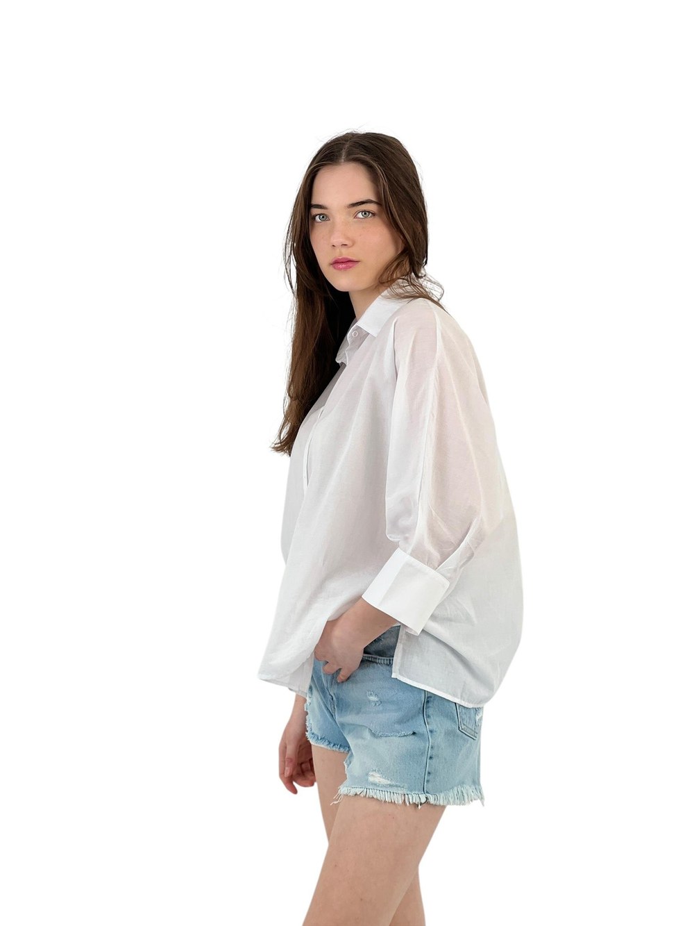 Oversize Kesim Renkli Gömlek