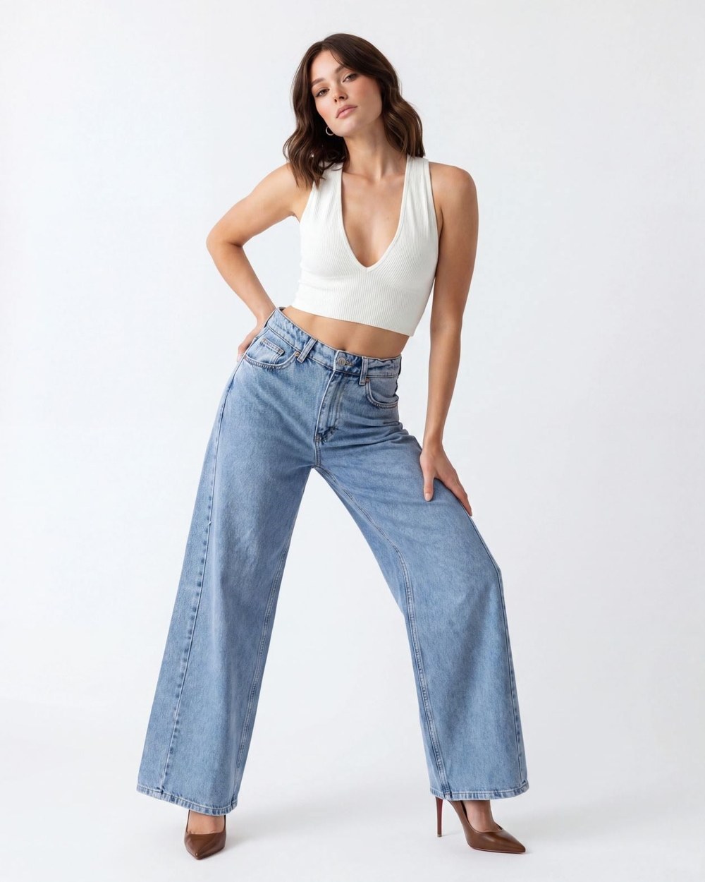 6793 Kot Pantolon-Mavi