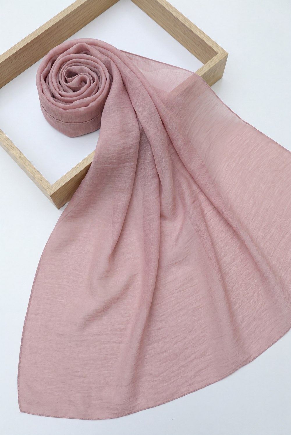 Simli Vual Şal -Pembe