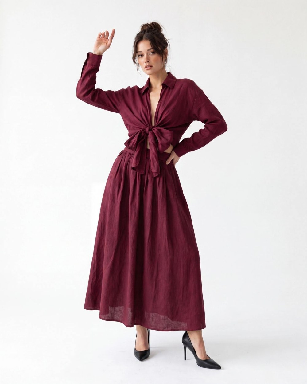 7667 Etek-Bordo