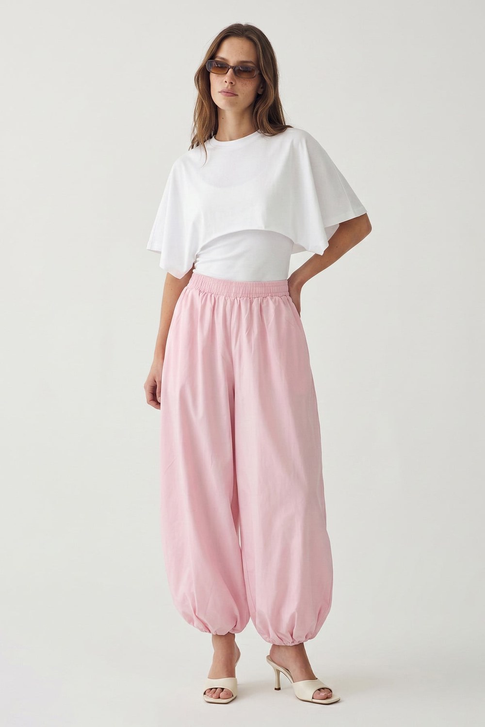 Şalvar Pantolon 2661 - Açık Pembe
